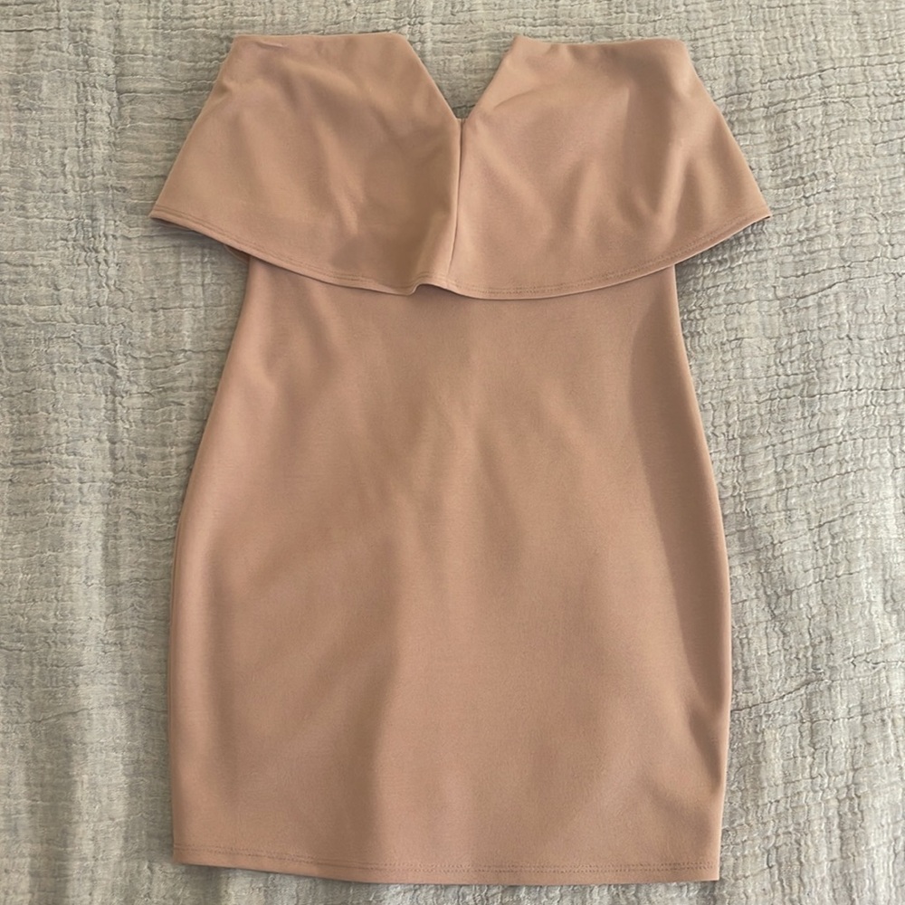 Pink Strapless Tube Top dress, size small